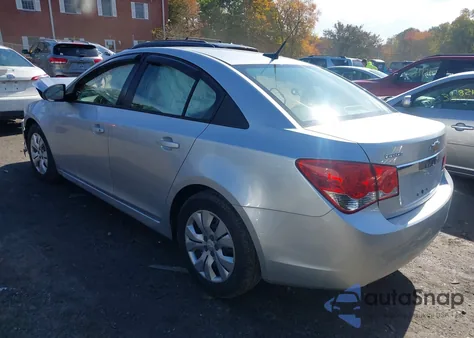 2013 Chevrolet Cruze Ls Auto from USA, damaged, VIN 1G1PA5SH8D7101935